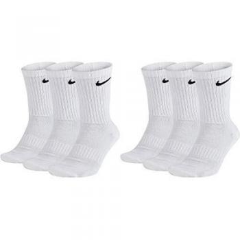 Nike Everyday Cush Crew Sports Socks 3 Pack - Black - Size: 38-42 (Men's Medium)