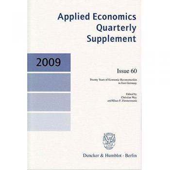 Vingt ans de reconstruction économique en Allemagne de l'Est - Économie appliquée, supplément Band 60