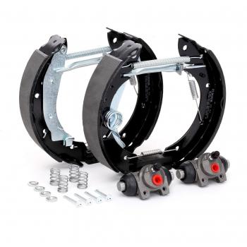 BOSCH Kit de freins, freins à tambours avec cylindre de roue 0 204 114 556 PEUGEOT,CITROËN,PARTNER Kasten (5),PARTNER Combispace