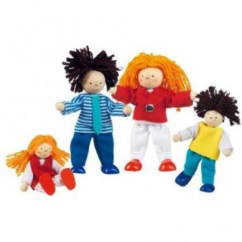 Goki - 2040629 - Poupée De Chiffon Articulée - Style De Vie Famille