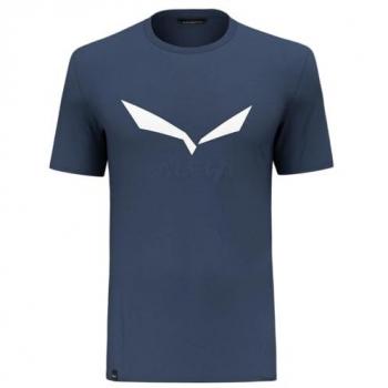 Salewa Solid Logo Dry Short Sleeve Technical T-shirt for Men