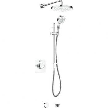 Mira Evoco Bath Filler & Dual Thermostatic Mixer Shower - Chrome 1.1967.009