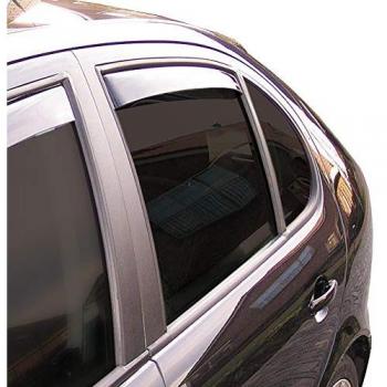 ClimAir Master Dark Rear Window Deflectors for Fiat Tipo HB 5-Doors/Sedan 2016 CL 4562D