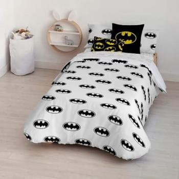 Funda Nórdica Batman Basic 100% Algodón con Botones - Multicolor, 260 x 240 cm, Suavidad y Confort Garantizados