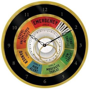 Harry Potter Wizarding World Wall Clock - One Size Black