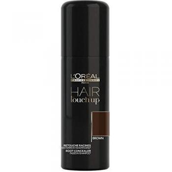 Spray Touch Up Castanho 75ml - L'Oreal Profissional, spray de retoque de raiz para cabelos castanhos, fórmula que cobre instantaneamente os fios brancos ou grisalhos, acabamento natural, resistente à água e ao