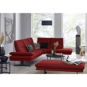 W.SCHILLIG Design-Ecksofa Broadway mit Sitztiefenverstellung und verstellbaren Kopf- und Seitenteilen, L-Form, 284cm breit