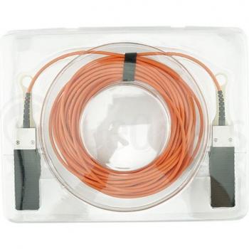 BlueOptics QSFP AOC 10M DL InfiniBand Kabel - Orange, kompatibel mit D-Link Transceiver