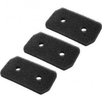 VHBW 3x Foam Filter Set for Bosch Tumble Dryers WTH852P8SN/04, WTH852S8SN/04, WTH852V8/03, WTH852V8/04