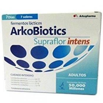 Suplemento Probiótico Arkobiotics Supraflor Intens Adultos 7 Sobres