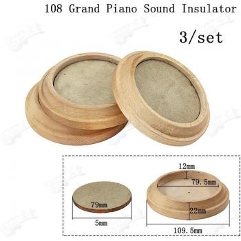 Coussin insonorisant antidérapant pour piano vertical 108 - Jeu de 3 pièces