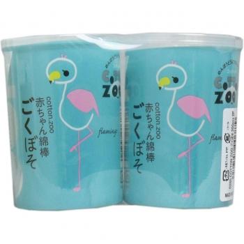 Cotonetes Ultra-Finos Cotton Zoo Baby Tipo Gota, 200 Unidades (Paquete de 2)