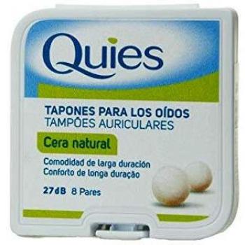 Tapones de Ouvidos de Cera Natural Quies - 16 Unidades