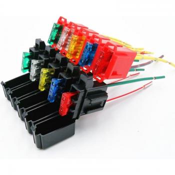 Universal Waterproof Car Fuse Holder Box (Fuses Not Included)