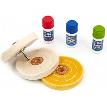 Ensemble de polissage HBM 7 pièces