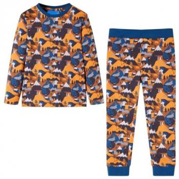 Cognac Long Sleeve Kids' Pyjamas 104