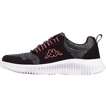 Kappa Unisex Segara Sneaker, Black Pink, 42 EU
