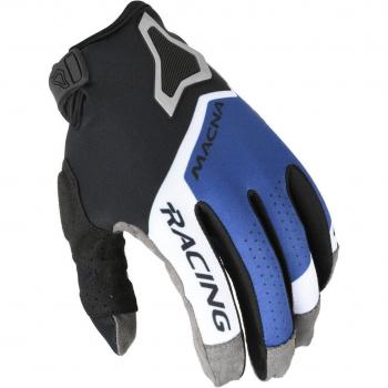 Guanti da motocross Macna Heat-1 Nero Grigio Blu L
