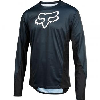 Fox Demo LS Camo Burn Jersey, Black, tamaño L