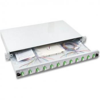 EFB-ELEKTRONIK OM5 LC Splice Box with 12 Pigtails and 6 Couplings