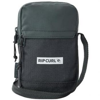 Rip Curl Slim Pouch Icons Adjustable Crossbody Bag for Men - Midnight Black