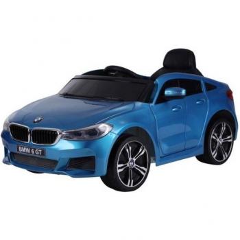 TPFLiving Elektro-Kinderauto BMW 6 GT Blau - 30 kg Belastbarkeit, Elektro Go-Kart