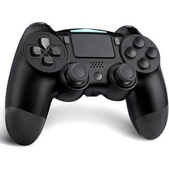 Lampelc Wireless Controller für PS4, Game Controller für PS4/Slim/Pro-Konsole, Bluetooth Gamepad Joystick mit Rechargable Remote Six-Axis Dual Vibration Shock und Audio Jack