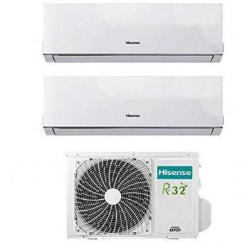 Climatizzatore Hisense New Comfort dual split 5000+5000 btu inverter 2AMW35U4RRA in R32 A++