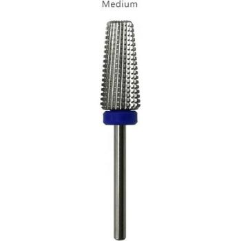 7 Types Tungsten Carbide Tapered Silver Coated Nail Drill Bits for Manicure Art Tool