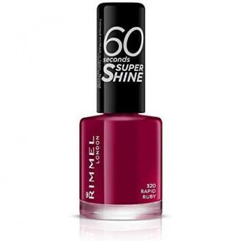 Esmalte Rimmel London 60 Seconds Super Shine 320 Ruby Rápido 8ml