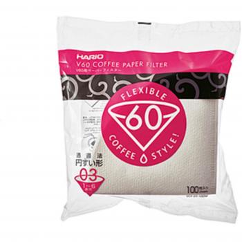 Hario V60 Filterpapier Größe 03 (100 Stück)
