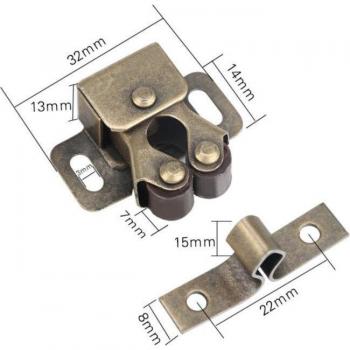 Magnetic Door Stop Closer Set with Screws for Cabinet Hardware and Furniture Fittings