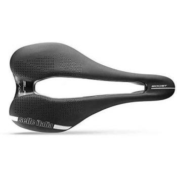 Selle Italia SLR Boost Lady Superflow Saddle - Black, Women's Performance Cycling Seat