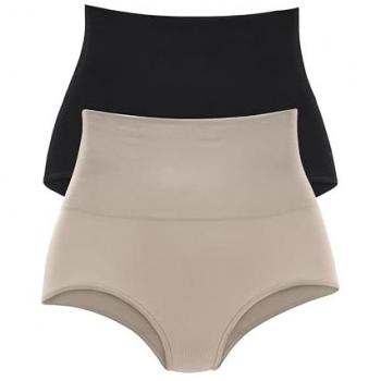 Slip Modellante Beige/nero Petite Fleur per Donne, Taglia 32/34, in Cotone Elastico