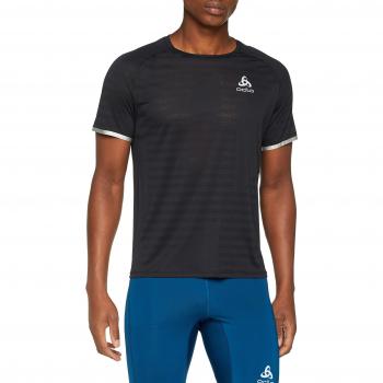 Odlo Herren Short Sleeve Yocto T-Shirt, Black- Pattern SS17, S