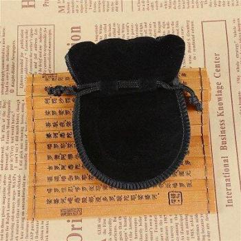 100pcs Small Velvet Drawstring Pouches 7x9cm for Jewelry and Charms