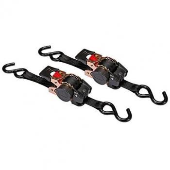 Perel arat11 x 2 Set de 2 x sangle d'arrimage automatique, charge maximum : 300 kg, 3 m x 25 mm Dimensions