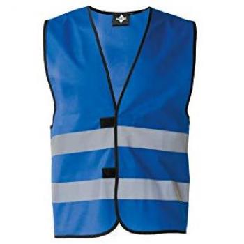 Korntex® Sicherheitswarnweste mit 360° Reflexstreifen und Klettverschluss, EN 17353 zertifiziert, Unisex