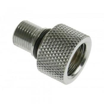 Bitspower BP-WTP-C19 Bitspower Premium G1/8 to IG1/4 E-Adapter - shiny silver