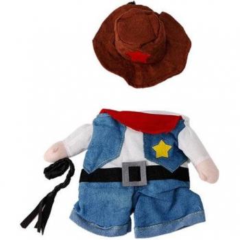 Whimsical Pet Costume - Doctor, Policeman, Cowboy Dress-Up Apparel for Dogs and Cats