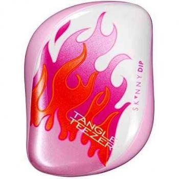 Escova Desenredante Compacta Tangle Teezer - Efeito Chamas Skinny Dip 1pc