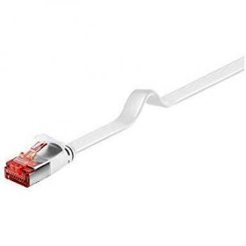 GOOBAY 94916 - Cat.6 flat patch cable, U/FTP, 1.5 m, white