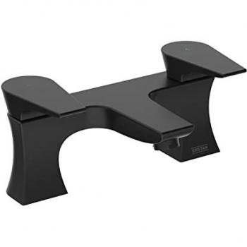 Bristan Hourglass Black Bath Filler Mixer Tap