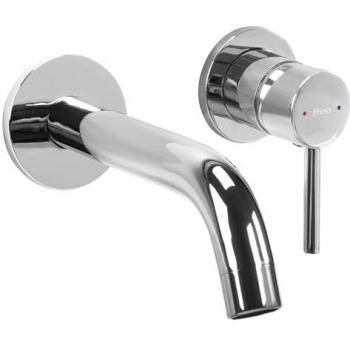Wall Mounted Basin Faucet REA Owen Chrome with Concealed Box
