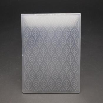 Ripple Leaf DIY Paper Cutting Die and Embossing Folder - 10.5x15cm