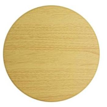 Luminaria Decorativa Mac Wall 15W con Interruptor CCT 2700K/3200K/4000K en Madera, Luz Murale a 360 Grados