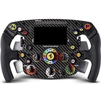 Volante Addon Thrustmaster Ferrari SF1000 Edition - Tipo: Volante para simulação de corrida; Características: Edição oficial Ferrari, design inspirado no volante da Fórmula 1, compatível com sistemas Thrustmaster, contém