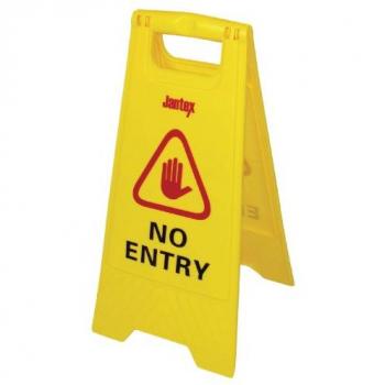 Jantex No Entry Safety Sign Sticker Notice Plaque Poster Display Commercial