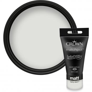 Crown Matt Emulsion Paint - Early Dawn Tester Pot