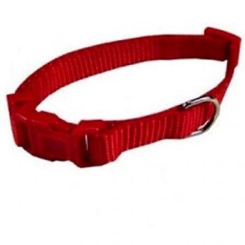 PAPILLON Collar Ajustable Nylon para Perros 20mm X 40-55cm - Rojo